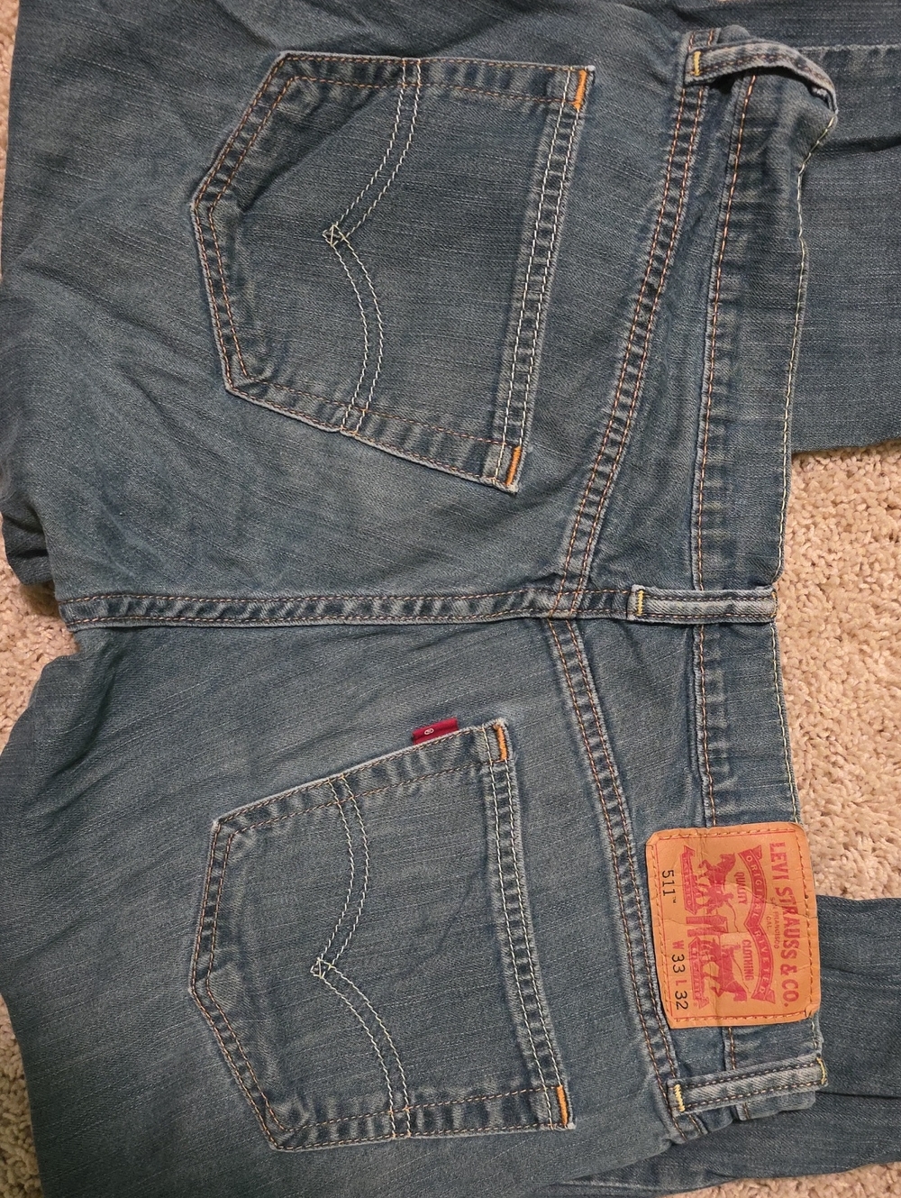 Levi's 511 Men's Blue Straight Leg Jeans